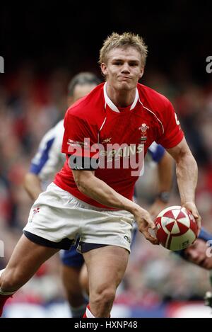 DWAYNE PEEL GALLES & LLANELLI SCARLETS Millennium Stadium Cardiff Galles 04 Febbraio 2007 Foto Stock