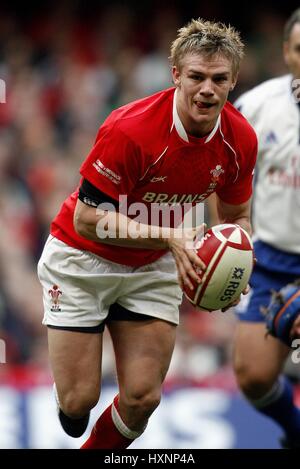 DWAYNE PEEL GALLES & LLANELLI SCARLETS Millennium Stadium Cardiff Galles 04 Febbraio 2007 Foto Stock