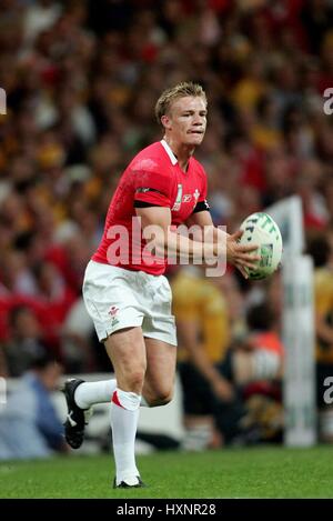 DWAYNE PEEL GALLES & LLANELLI SCARLETS Millennium Stadium Cardiff Galles 15 Settembre 2007 Foto Stock