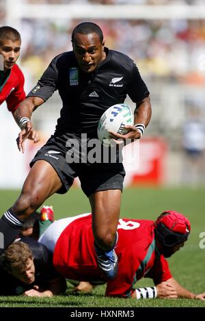 JOE ROKOCOKO NUOVA ZELANDA RU STADE GERLAND LYON FRANCIA 15 Settembre 2007 Foto Stock