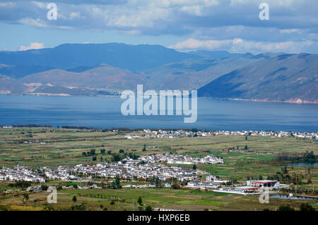 Lago Erhai in Yunnan in Cina Foto Stock