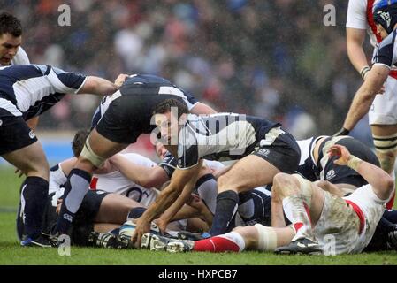 MIKE BLAIR SCOZIA & EDINBURGH RU MURRAYFIELD EDIMBURGO SCOZIA 08 Marzo 2008 Foto Stock