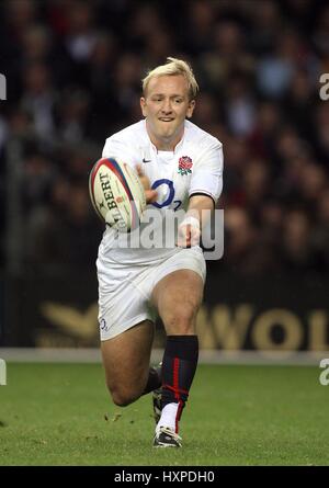 SHANE GERAGHTY INGHILTERRA & LONDON IRISH TWICKENHAM MIDDLESEX INGHILTERRA 21 Novembre 2009 Foto Stock