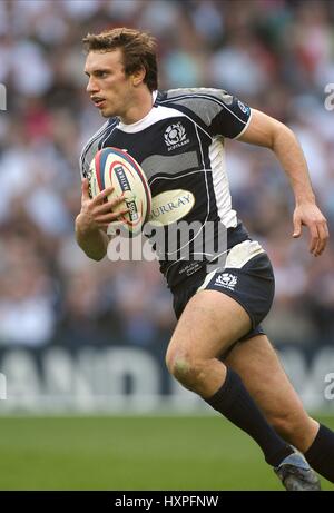 MIKE BLAIR SCOZIA & EDINBURGH RU TWICKENHAM MIDDLESEX INGHILTERRA 21 Marzo 2009 Foto Stock