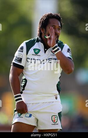 SEILALA MAPUSUA LONDON IRISH RU HEADINGLEY CARNEGIE LEEDS INGHILTERRA 20 Settembre 2009 Foto Stock