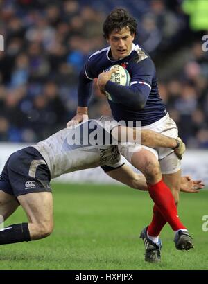 YANNICK JAUZION FRANCIA & TOULOUSE RU MURRAYFIELD EDIMBURGO SCOZIA 07 Febbraio 2010 Foto Stock