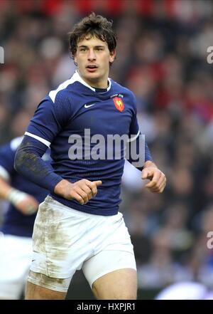 YANNICK JAUZION FRANCIA & TOULOUSE RU MURRAYFIELD EDIMBURGO SCOZIA 07 Febbraio 2010 Foto Stock