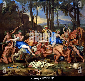 Ninfa con Satiri 1627 Nicolas Poussin 1594 - 1665 Francia - Francese Foto Stock