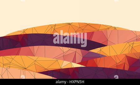 Abstract bassa poli Arch backgrounds - Illustrazione Vettoriale Illustrazione Vettoriale