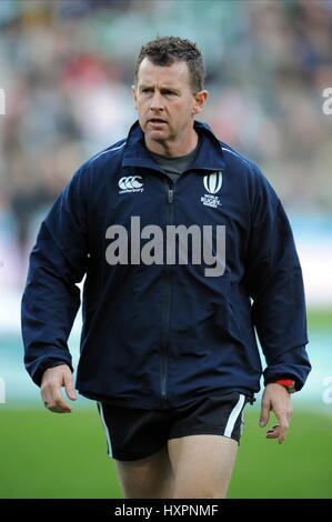 NIGEL OWENS RUGBY ARBITRO RUGBY ARBITRO TWICKENHAM Londra Inghilterra 29 Novembre 2014 Foto Stock