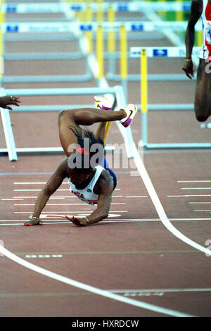 GAIL DEVERS 0LYMPIC 100 m Ostacoli Finale 14 Agosto 1992 Foto Stock