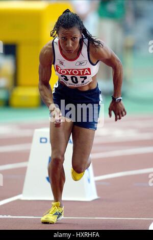 KELLY HOLMES 800 METRI STADE DE FRANCE ST DENIS PARIGI FRANCIA 24 Agosto 2003 Foto Stock