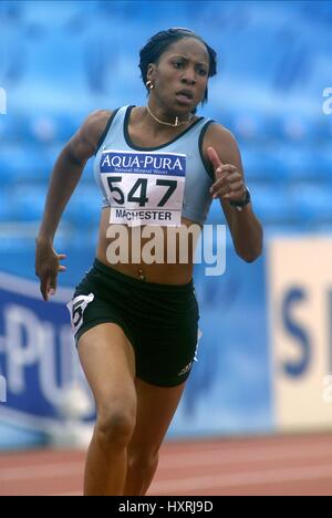 LISA MILLER 400 metri City of Manchester Stadium MANCHESTER 15 Giugno 2002 Foto Stock