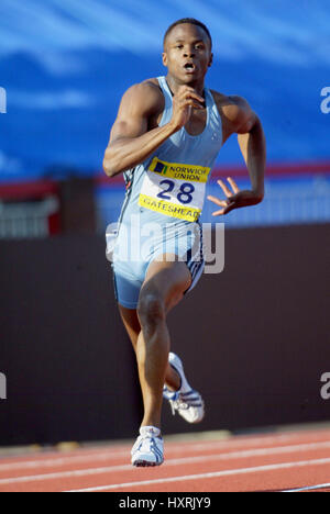 DANIEL CAINES 400 METRI GATESHEAD INGHILTERRA 13 Luglio 2003 Foto Stock