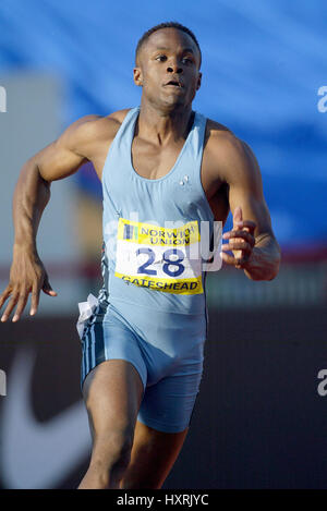 DANIEL CAINES 400 METRI GATESHEAD INGHILTERRA 13 Luglio 2003 Foto Stock