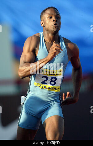 DANIEL CAINES 400 METRI GATESHEAD INGHILTERRA 13 Luglio 2003 Foto Stock