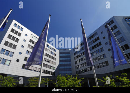 Edificio per uffici di Signal Iduna nell'anello di Capetown nella città del nord, Winterhude, Amburgo, Germania, Europa, Bürogebäude von Signal Iduna am Kaps Foto Stock