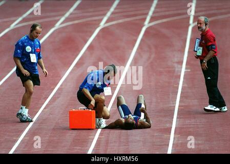 MARION JONES tira fino a 200M 200 metri 24 Agosto 1999 Foto Stock