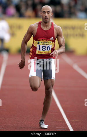 CHRIS LAMBERT 200 METRI MANCHESTER ARENA regionale 11 luglio 2004 Foto Stock