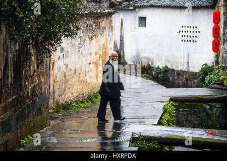 Xidi e tradizionale villaggio Chinease, Huizhou, Cina Foto Stock