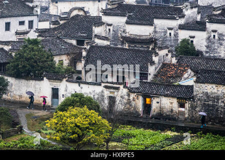 Xidi, cinese tradizionale villaggio, Huizhou, Cina Foto Stock