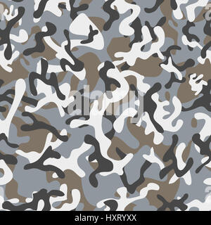 Foglia di foresta Camouflage pattern senza giunture Foto Stock