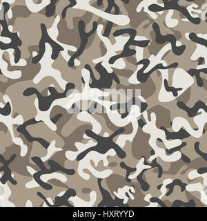 Foglia di foresta Camouflage pattern senza giunture Foto Stock