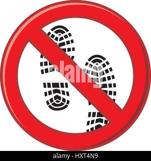 Divieto di pedalata Illustrazione Vettoriale