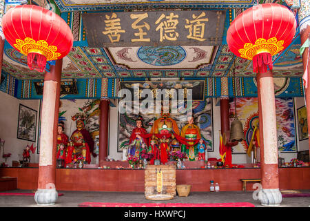 Hongshanbenzhu tempio di Dali,nella provincia dello Yunnan,Cina Foto Stock