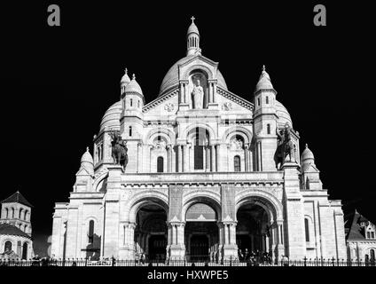 Basilica del Sacre Coeur di montmatre parigi francia Foto Stock