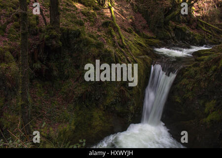 Cascata nella valle dell'artista Foto Stock