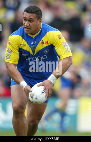 DANNY LIMA WARRINGTON LUPI RLFC WIDNES 26 Aprile 2004 Foto Stock