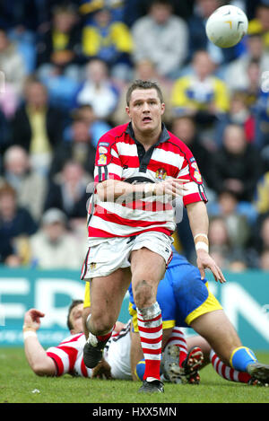 TERRY NEWTON WIGAN WARRIORS RLFC WIDNES 26 Aprile 2004 Foto Stock