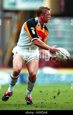 MIKE FORSHAW BRADFORD TORI RLFC BRADFORD & BINGLEY STADIUM Bradford Inghilterra 20 aprile 2002 Foto Stock