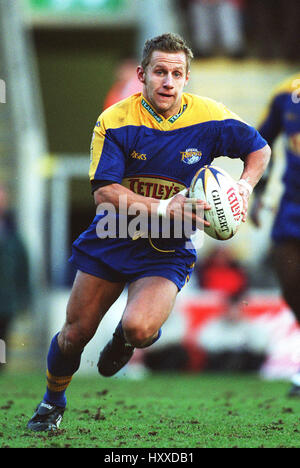 ROB BURROW LEEDS RINOCERONTI RLFC BRADFORD VALLY PARADE 09 Febbraio 2002 Foto Stock