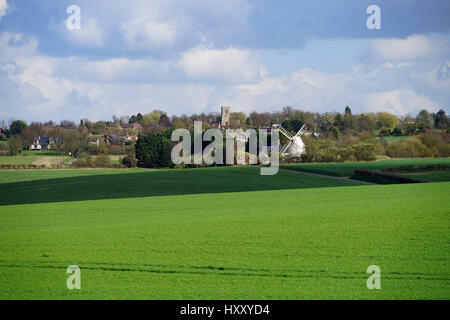 Una vista di grande Chishill Foto Stock