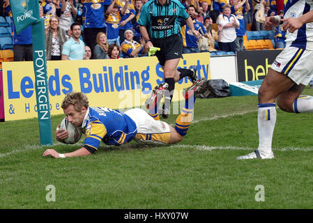 ROB BURROW LEEDS RINOCERONTI RLFC 02 Aprile 2005 Foto Stock