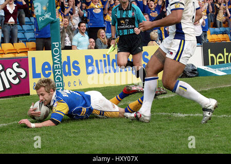 ROB BURROW LEEDS RINOCERONTI RLFC 02 Aprile 2005 Foto Stock