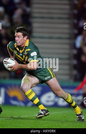 DANNY BUDERUS AUSTRALIA RL KC Stadium Hull Inghilterra 19 Novembre 2005 Foto Stock