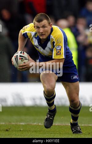 MARK GLEESON WARRINGTON LUPI RLFC Halliwell Jones Stadium WARRINGTON INGHILTERRA 18 Febbraio 2007 Foto Stock