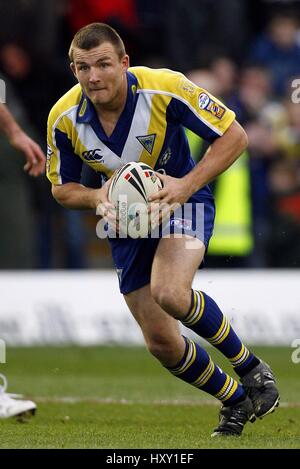 MARK GLEESON WARRINGTON LUPI RLFC Halliwell Jones Stadium WARRINGTON INGHILTERRA 18 Febbraio 2007 Foto Stock