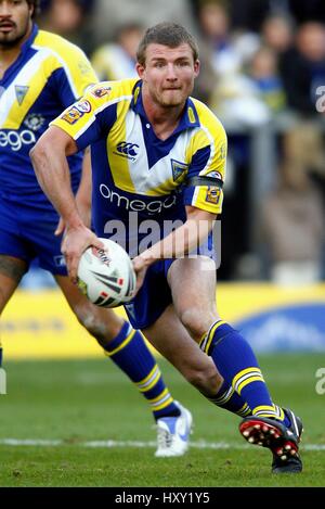 MARK GLEESON WARRINGTON LUPI RLFC Halliwell Jones Stadium WARRINGTON INGHILTERRA 18 Marzo 2007 Foto Stock