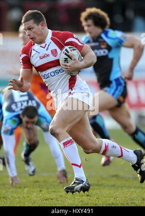 PETER FOX HULL KR Grattan Stadium Bradford Inghilterra 15 Febbraio 2009 Foto Stock