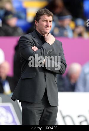 TONY SMITH WARRINGTON LUPI RLFC COACH Halliwell Jones Stadium WARRINGTON INGHILTERRA 08 Marzo 2009 Foto Stock