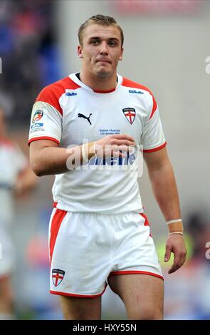 LEE SMITH INGHILTERRA DW STADIUM WIGAN in Inghilterra il 31 ottobre 2009 Foto Stock