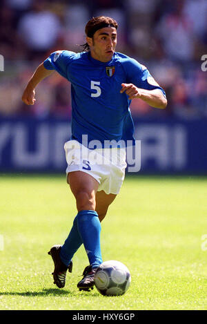 FABIO CANNAVARO ITALIA & Parma 11 Giugno 2000 Foto Stock