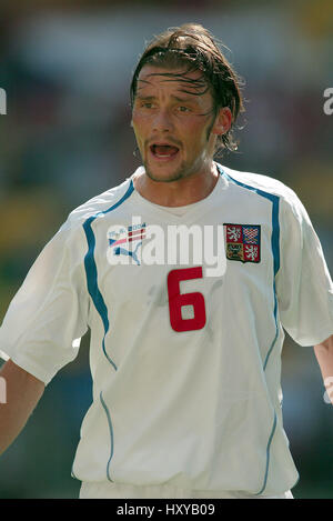 MAREK JANKULOVSKI REPUBBLICA CECA & UDINESE CALCI Stadio Comunale di aveiro Portogallo 15 giugno 2004 Foto Stock