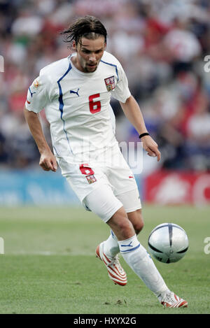 MAREK JANKULOVSKI REPUBBLICA CECA & UDINESE Dragao Stadium Porto Portogallo 27 giugno 2004 Foto Stock