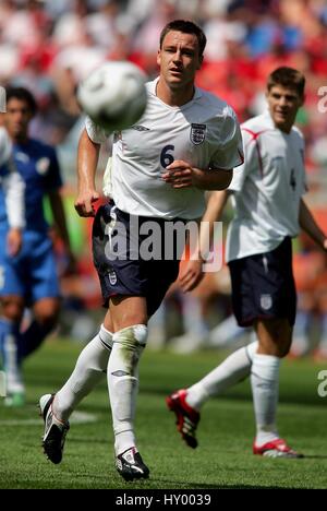 JOHN TERRY INGHILTERRA & Chelsea FC WORLD CUP Francoforte Germania 10 giugno 2006 Foto Stock