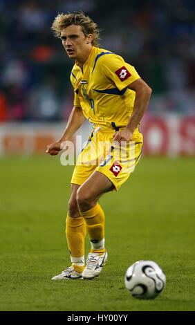 MAXIM KALINICHENKO UCRAINA & Spartak Mosca WORLD CUP AOL Arena Amburgo Germania 30 giugno 2006 Foto Stock